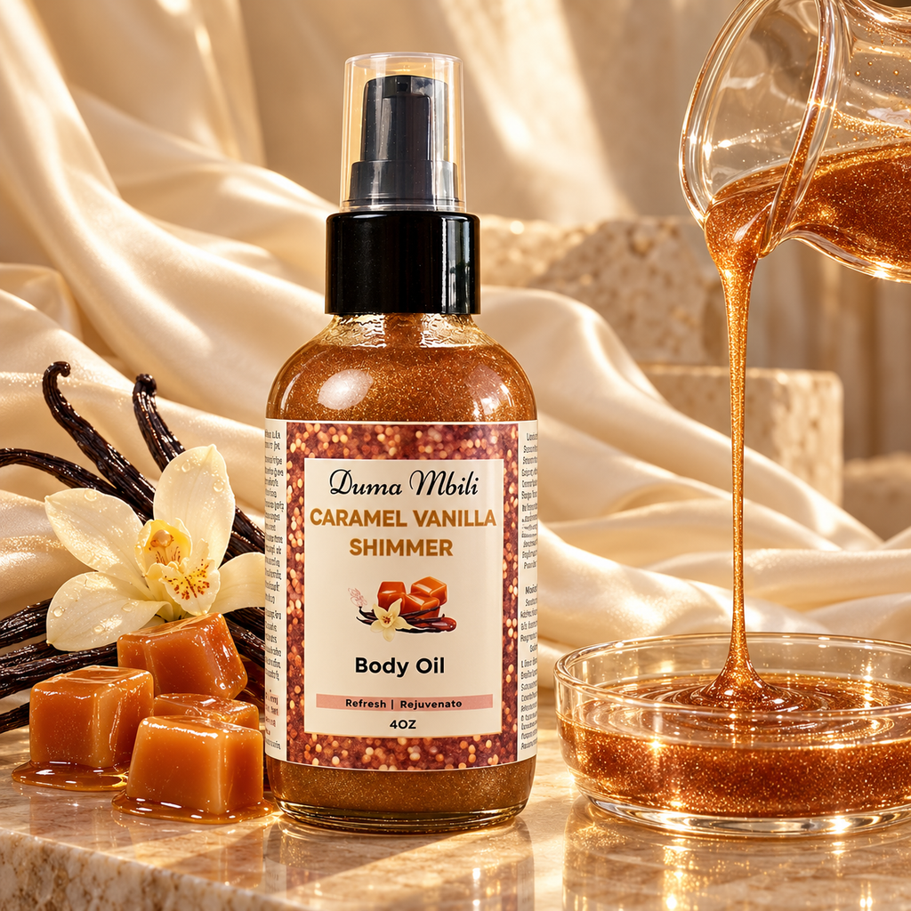 Caramel Vanilla Shimmer Body Oil